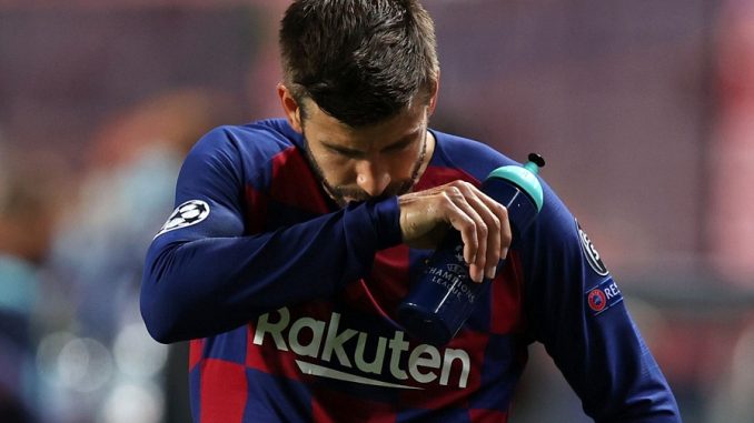 Piqué expulsado de su último partido