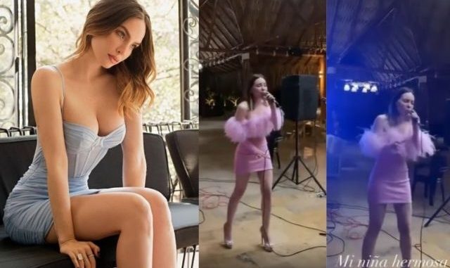 Belinda cantó en fiesta de fin de año en Cartagena, ¿qué pasó con su voz?
