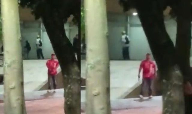 Capturaron al hombre que disparó contra manifestantes en el Parque de los Deseos