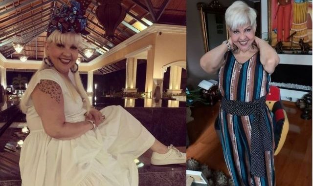 La Gorda Fabiola en vestido de baño