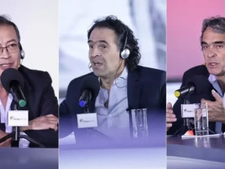 Gustavo Petro, Federico Gutierrez y Sergio Fajardo.