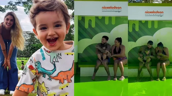 Hijo de Melina y Mateo sufrió ataque de pánico en parque de diversiones