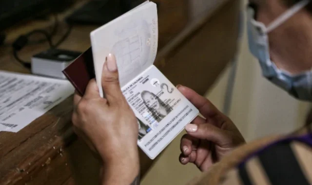 pasaporte de Colombia