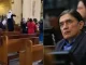 Encapuchados-en-la-catedral-de-Bogota-y-Gustavo-Bolivar