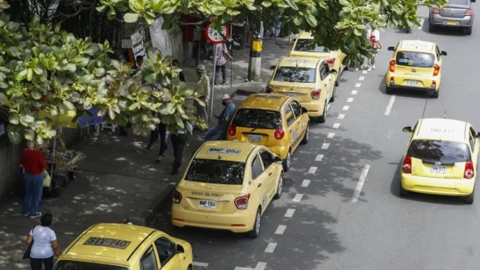 Pico y placa taxis Medellín