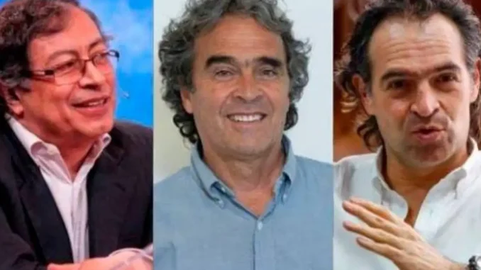 Van ganando Fajardo, Petro y Fico