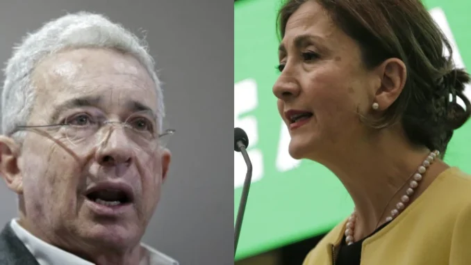 Álvaro Uribe e Ingrid Betancourt