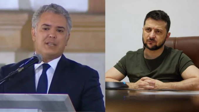 De qué habló Iván Duque con el presidente de Ucrania