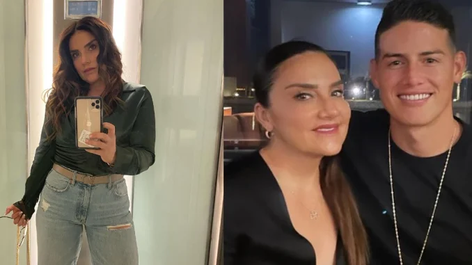 La mamá de James lució su cuerpazo con un ombliguera