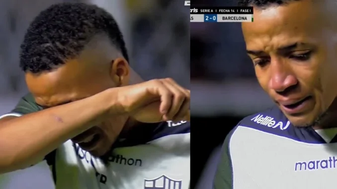 Byron Castillo llorando