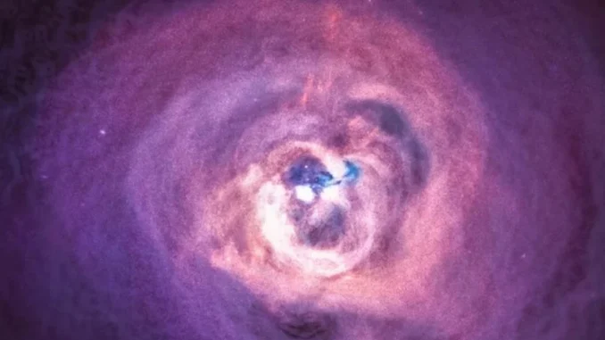 La Nasa mostró cómo suena un agujero negro en erupción
