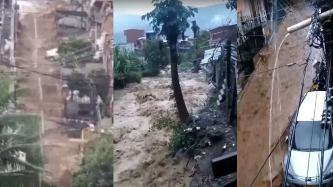 Otra vez la lluvia inundó a Medellín