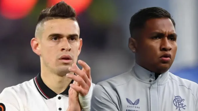 Rafael Santos Borré , Alfredo Morelos