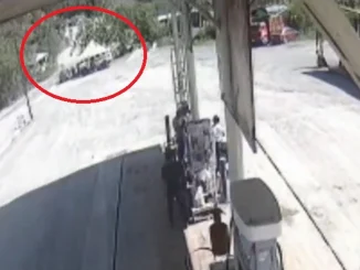 Un carro blindado evitó que la situación empeorara