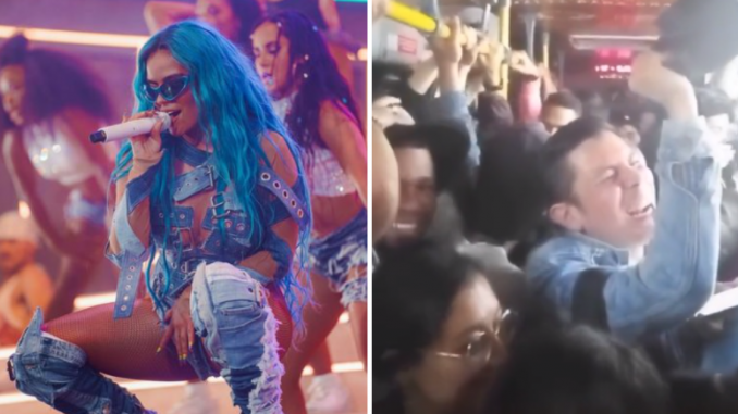 EN VIDEOS Al ritmo de Karol G armaron tremenda rumba en el Transmilenio