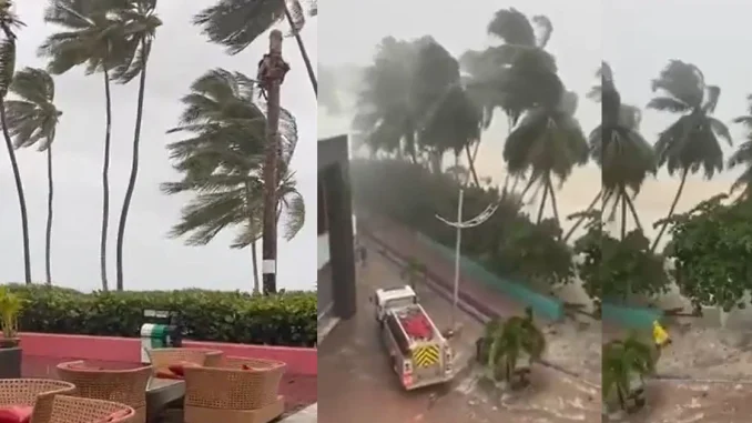 El ciclón ya es tormenta tropical en San Andrés