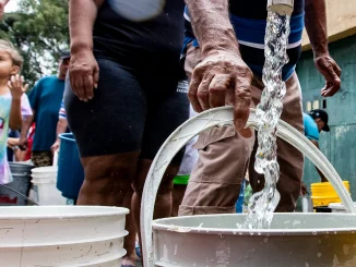 barrios sin agua