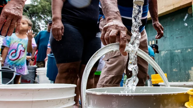 barrios sin agua