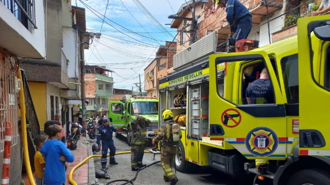 Los bomberos sofocaron las llamas