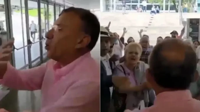 Roy-Barreras-respondio-con-besos-a-protesta-contra-el-Pacto-Historico