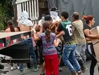 Hasta mujeres participaron del robo.