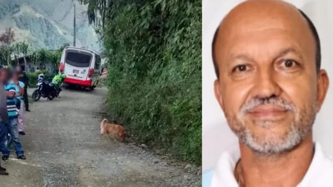 La víctima se encontraba trabajando.