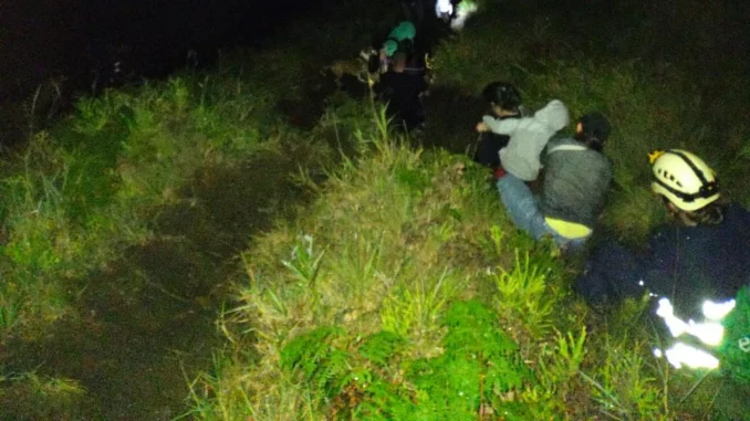 Todos fueron rescatados sanos y salvos.