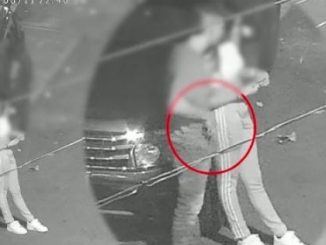 Pantallazo del video captado por la cámara de seguridad