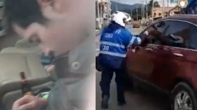 Concejal de Chía en aparente estado de embriaguez