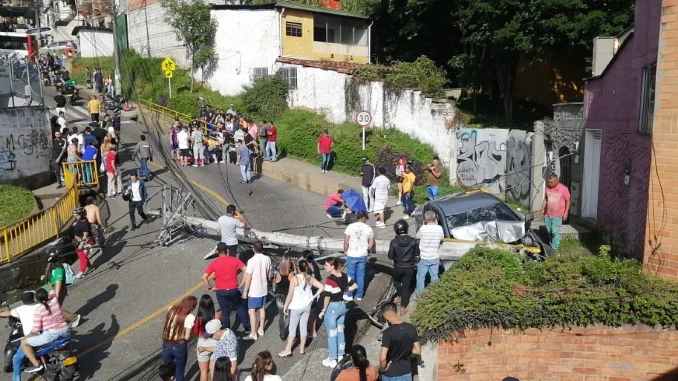 Accidente de tránsito, muerto, heridos, Enciso, Medellín, movilidad, video, Q’Hubo Medellín