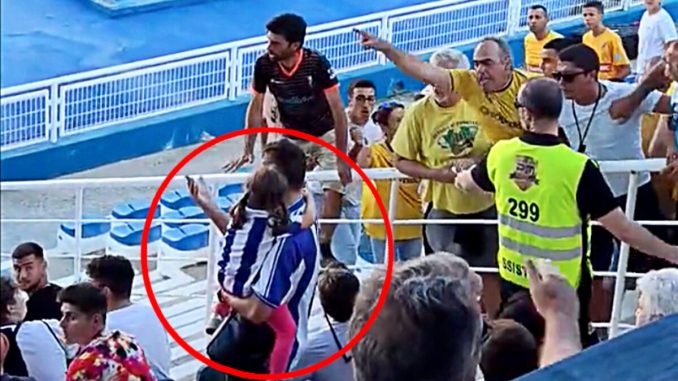 Violencia en el estadio del Estoril.