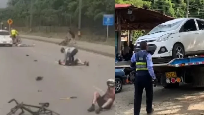 Lo que se sabe de los ciclistas atropellados en Girardota