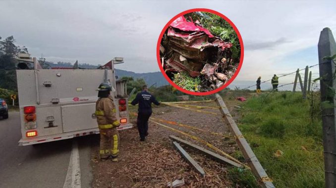 Accidente en el Salto del Tequendama.