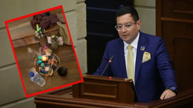 El congresista del Centro Democrático denunció los actos de brujería vudú, pero resultó ser una representación ancestral.