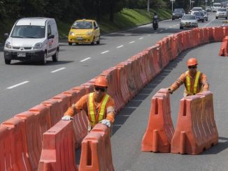Cierre vial en avenida Regional.