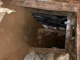 Este es el túnel que cavaron en Yolombó para robar un banco