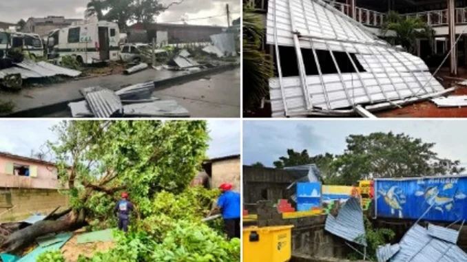 103 casas afectadas y 2 heridos dejó huracán Julia en San Andrés