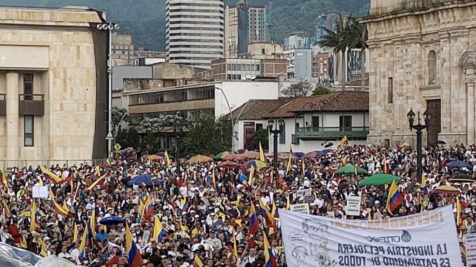 Nueva jornada de marchas en Colombia