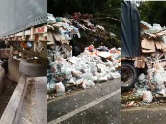 El accidente de tránsito sucedió en San Roque.