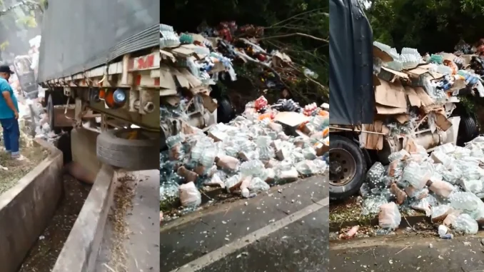 El accidente de tránsito sucedió en San Roque.
