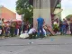 La adulta mayor se encontraba debajo de la estación del metro.