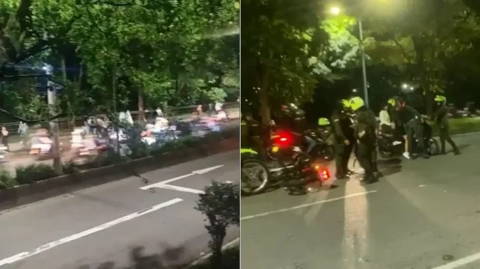 Caravana-de-motociclistas-en-Medellin