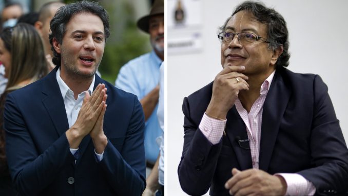 Daniel Quintero y Gustavo Petro.