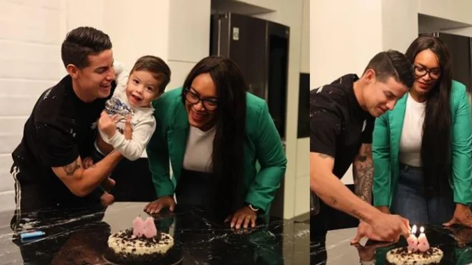 La bonita celebración de cumple que James le hizo a la señora que le cuida el hijo