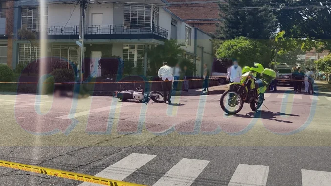 El señalado ladrón falleció en el sitio.
