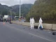 Uno de los incidentes ocurrió en la vía que de Medellín conduce al Occidente.