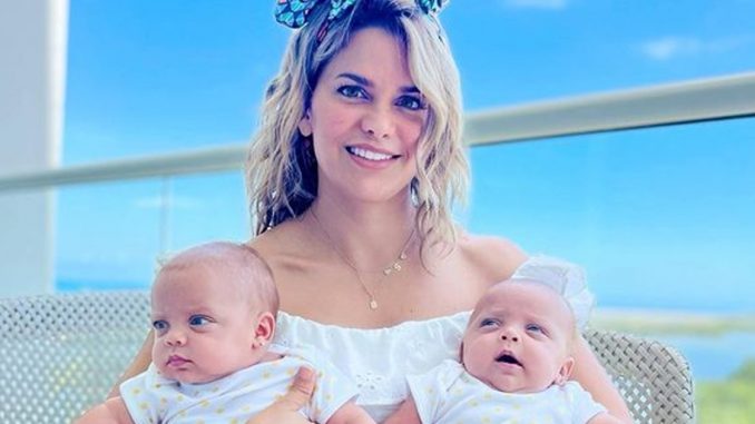 Adriana Lucia sorprende con su trabajada figura.