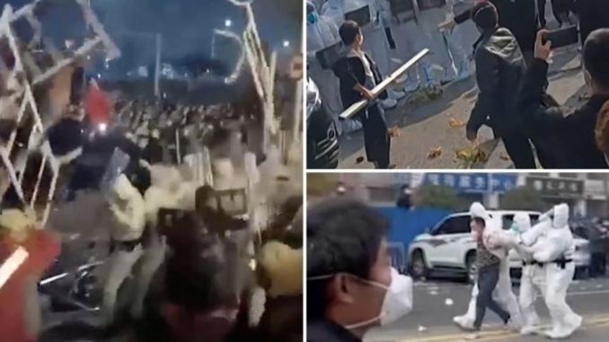 Protestas en China