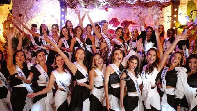 Son 29 concursantes que buscan ser coronadas como Señorita Colombia.
