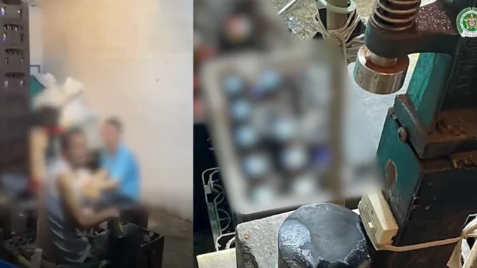 Los pillaron reenvasando cervezas en Buenos Aires